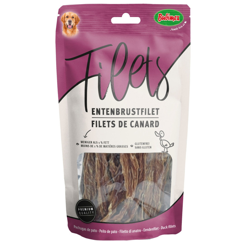 Bubimex Filets de canard, friandises pour chien - 70 g