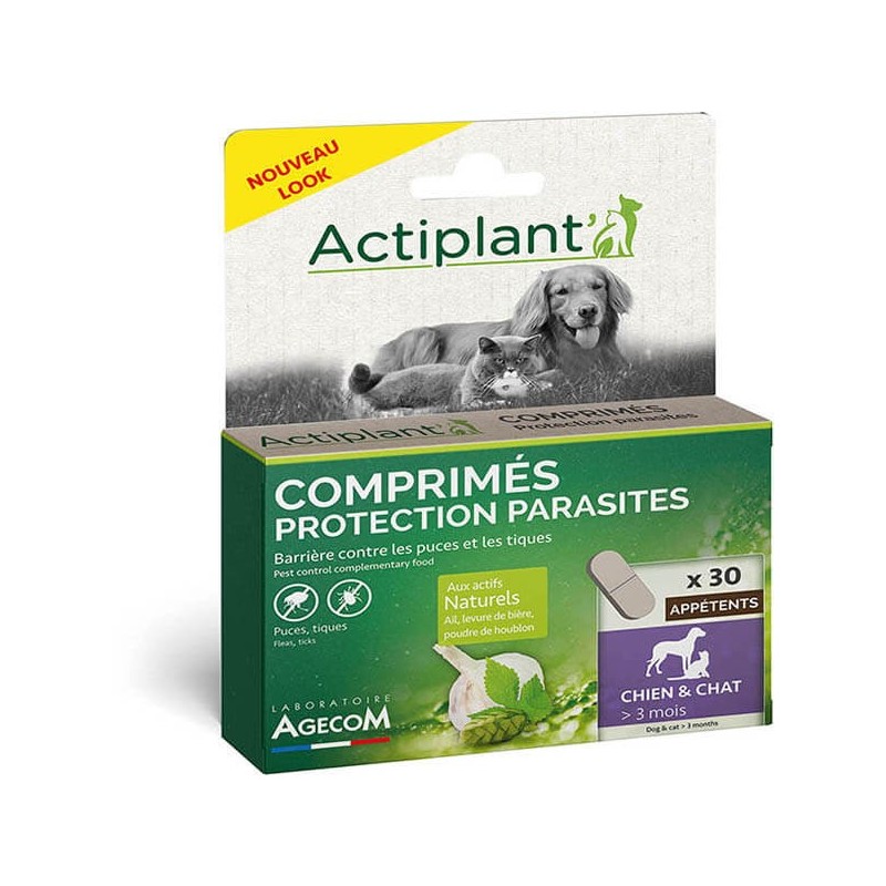 ACTIPLANT COMPRIMES PROTECTION PARASITES x30