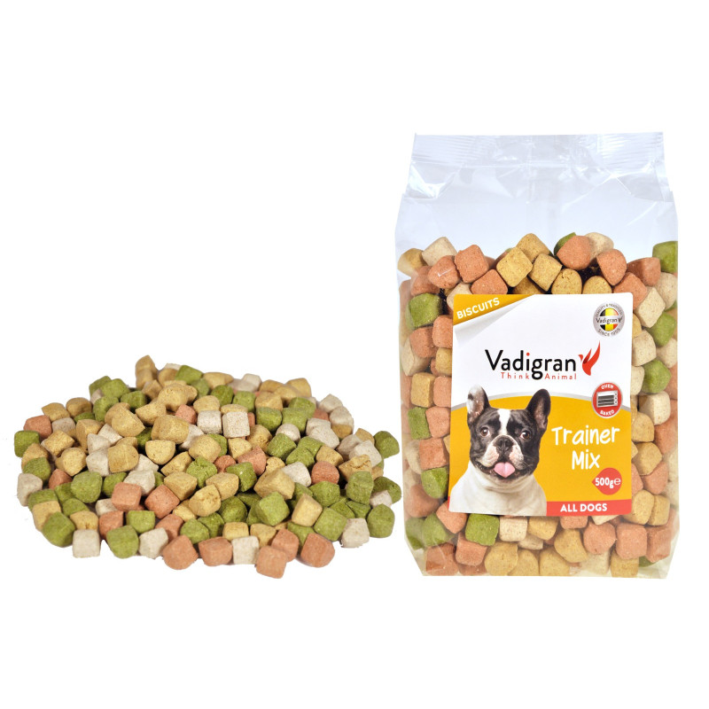 Snack chien VADIGRAN Biscuits Trainer Mix 500g