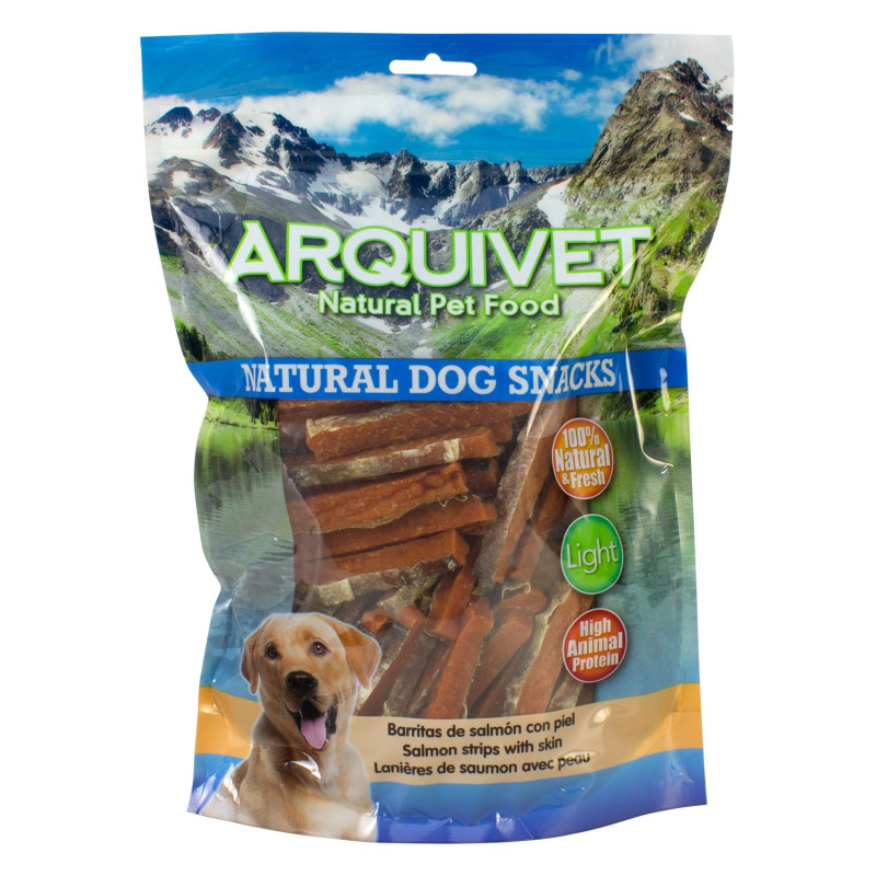 Lanières de saumon avec peau ARQUIVET - 1 Kg