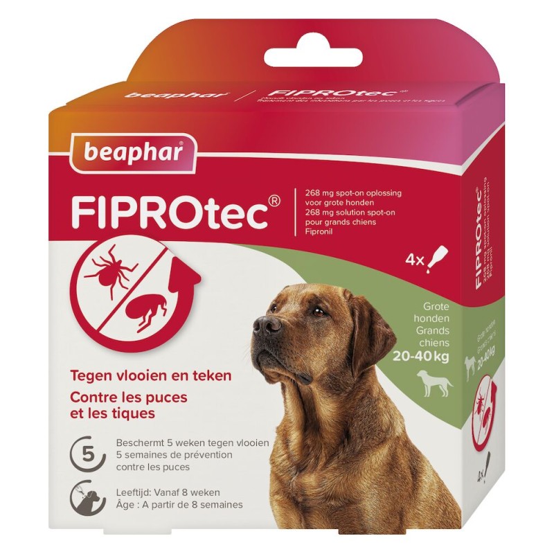 FIPROTEC 268 MG GRANDS CHIENS (20-40 KG)