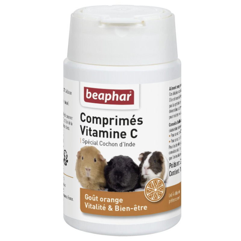 COMPRIMES VITAMINE C, COCHON D'INDE x 100