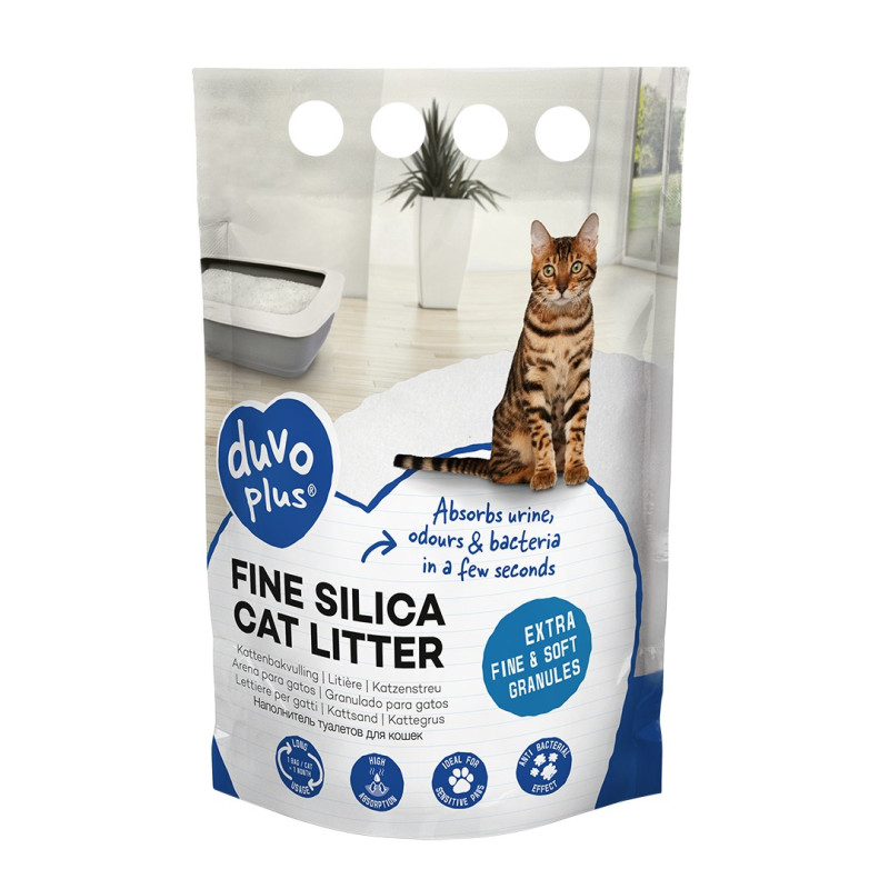 Litière silice fine 0,5-1,5mm 5L-2kg