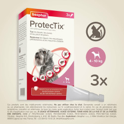PROTECTIX 100mg/500mg Chiens entre 4 et 10kg x3