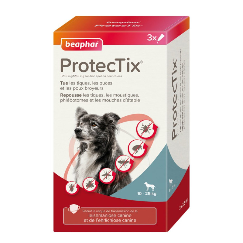 PROTECTIX 250mg/1250mg Chiens entre 10 et 25kg x3