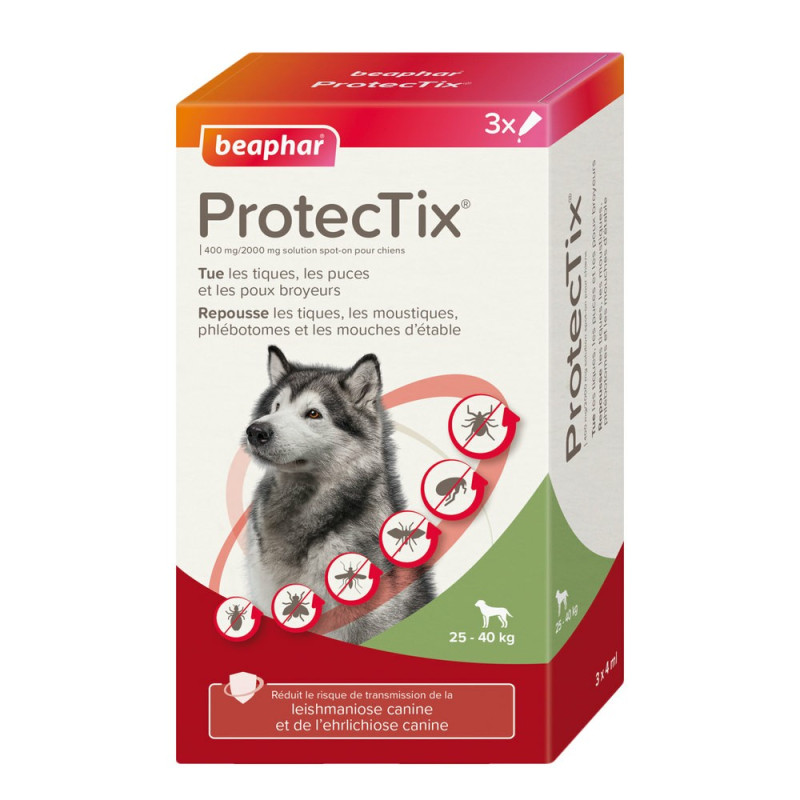 PROTECTIX 400 mg/2000mg Chiens entre 25 et 40kg x3