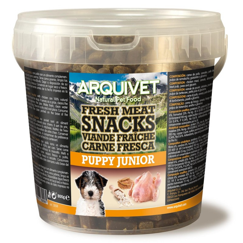 Friandise de viande fraiche Poulet Puppy 800g
