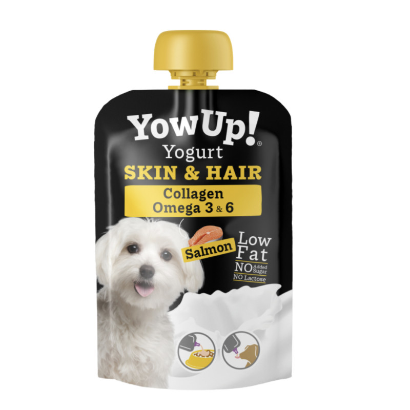 YOWUP Yaourt pour chiens Saumon 115g