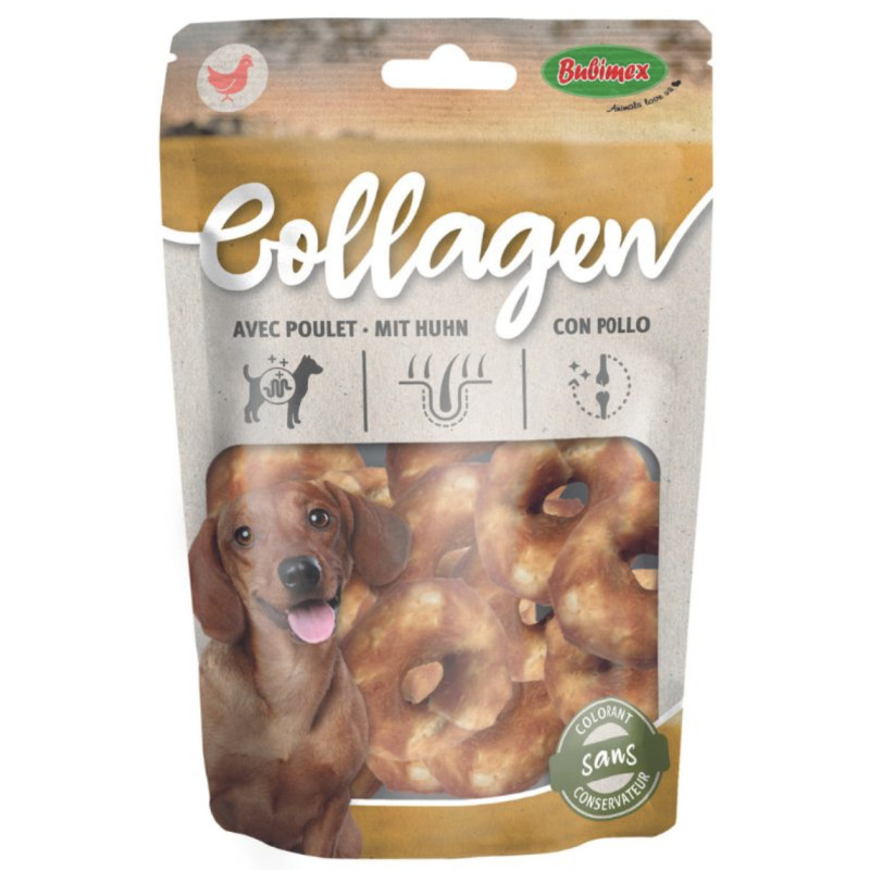 Rings de collagène au poulet x18 70g