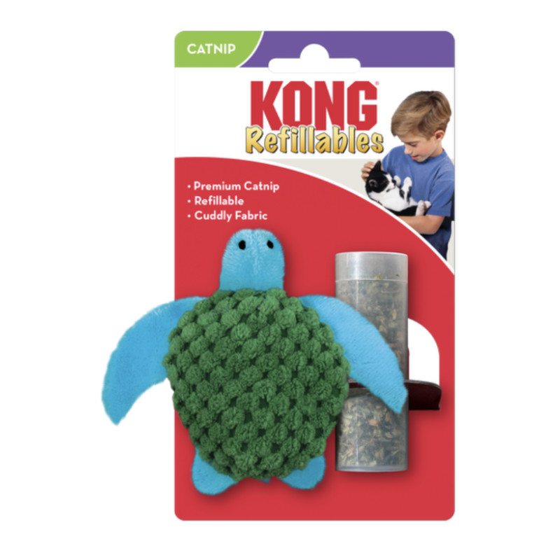 KONG Cat Refillable Turtle