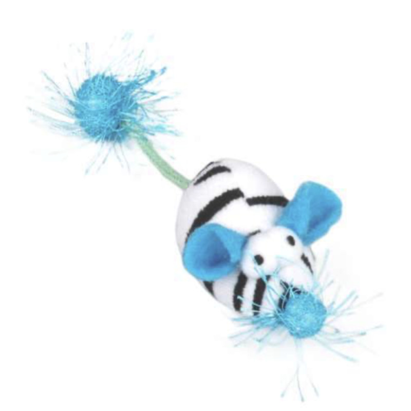 SOURIS ZEBRE AVEC GRELOT
