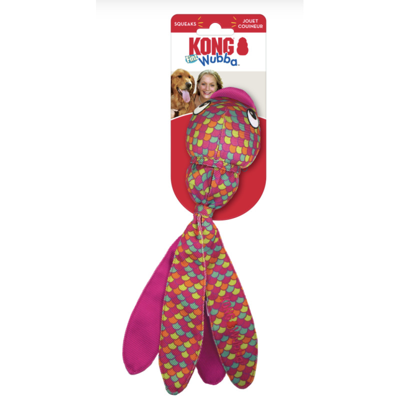 KONG Wubba Finz S rose