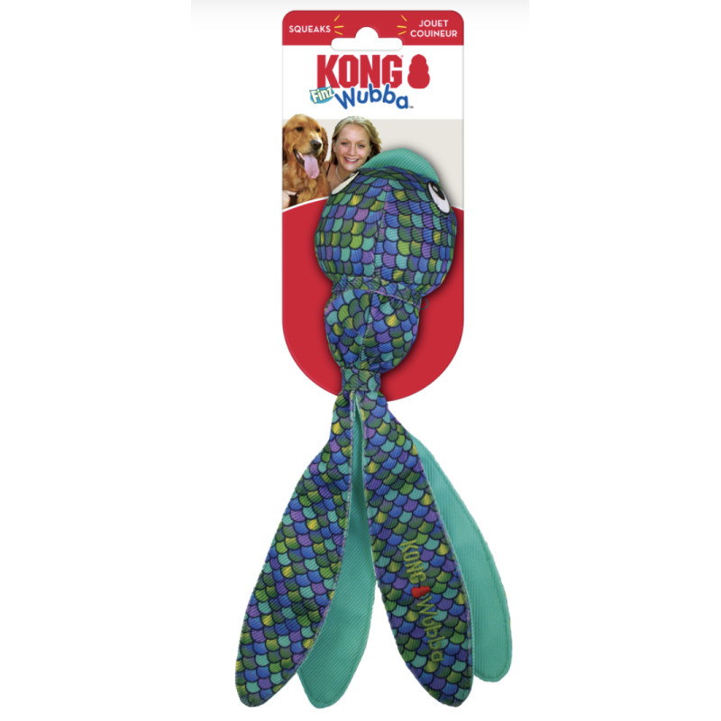 KONG Wubba Finz L bleu