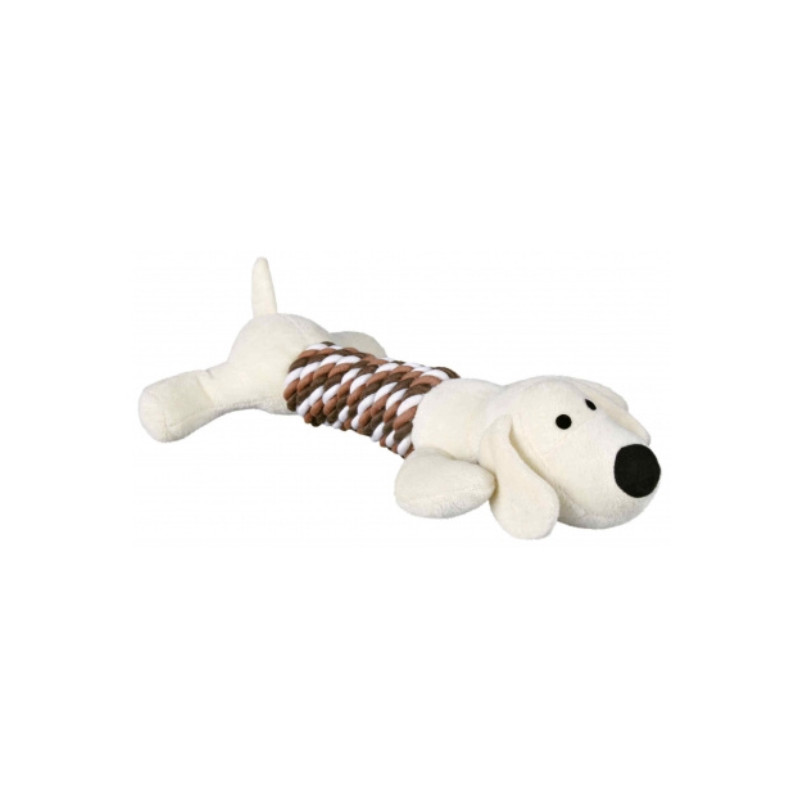 Animal avec corde, en peluche, 32 cm