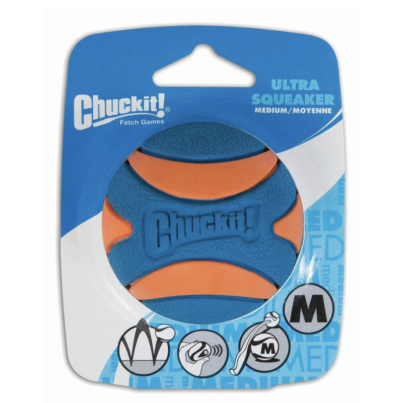 CHUCKIT! ULTRA SQUEAKER BALL MEDIUM