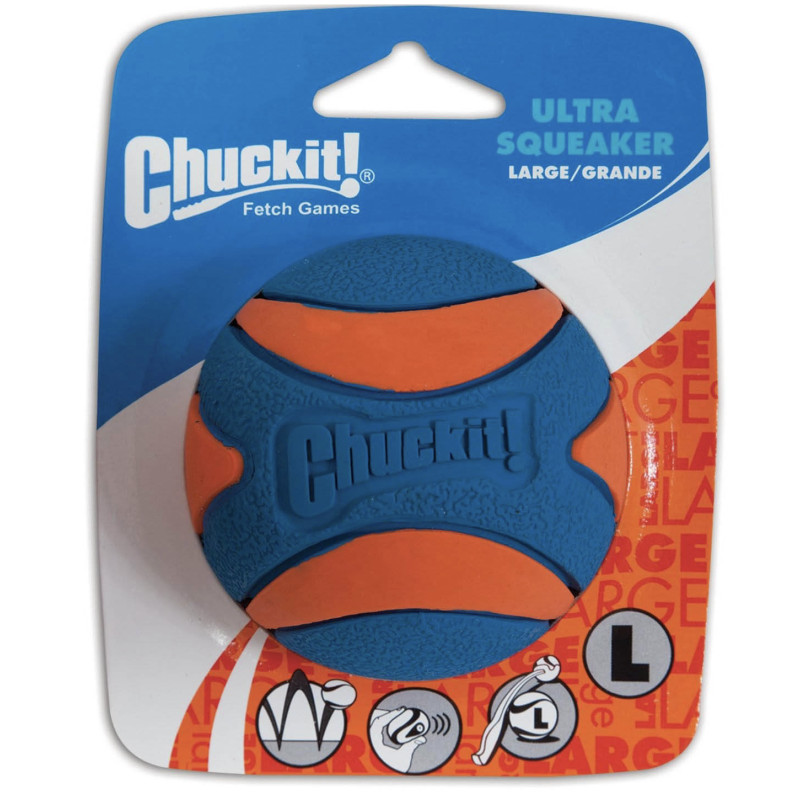 CHUCKIT! ULTRA SQUEAKER BALL LARGE