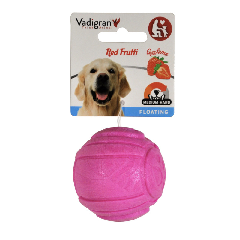 Jouet chien TPR balle Red Frutti 6,4cm