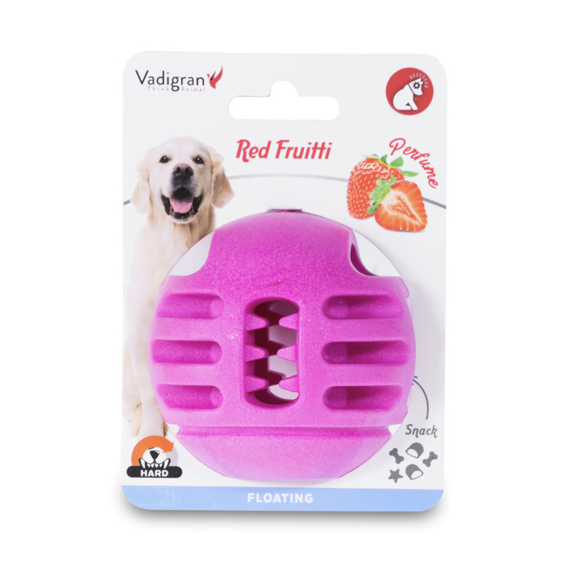 Jouet chien TPR balle Red Frutti 8cm