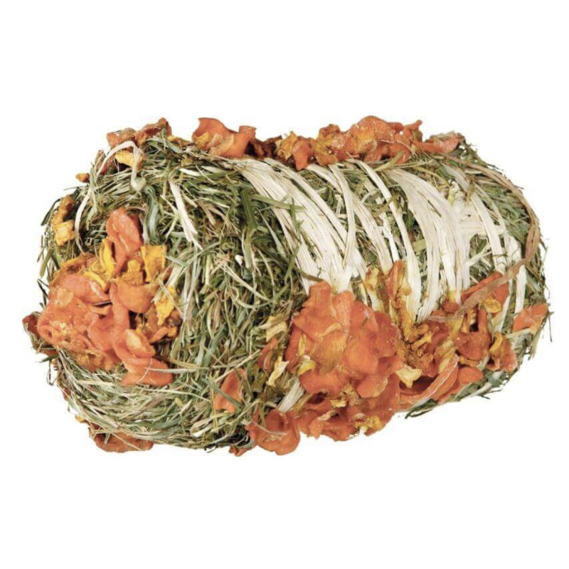 Balle de foin à la citrouille et carotte, ø10×18cm, 200g