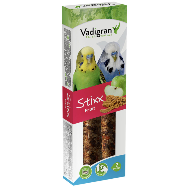 Snack StixX Perruches fruit 85gr (2)