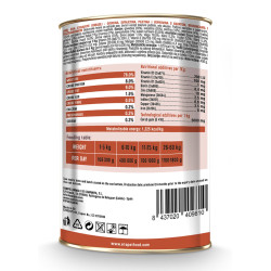 ERA SYBARITE PATEE CHIEN BOEUF, PORC, POULET ET SANGLIER 400 G