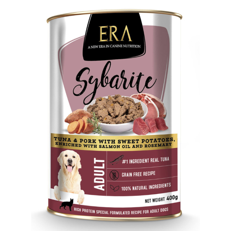 ERA SYBARITE PATEE CHIEN THON ET PORC 400 G