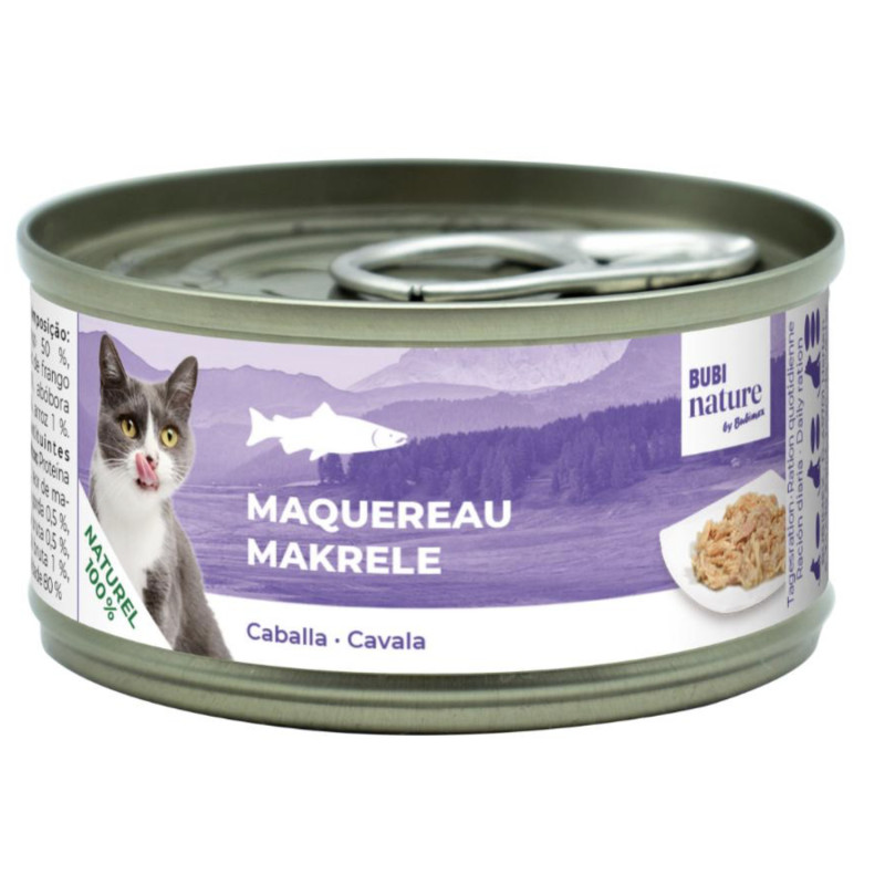 Bubi Nature Maquereau 70g