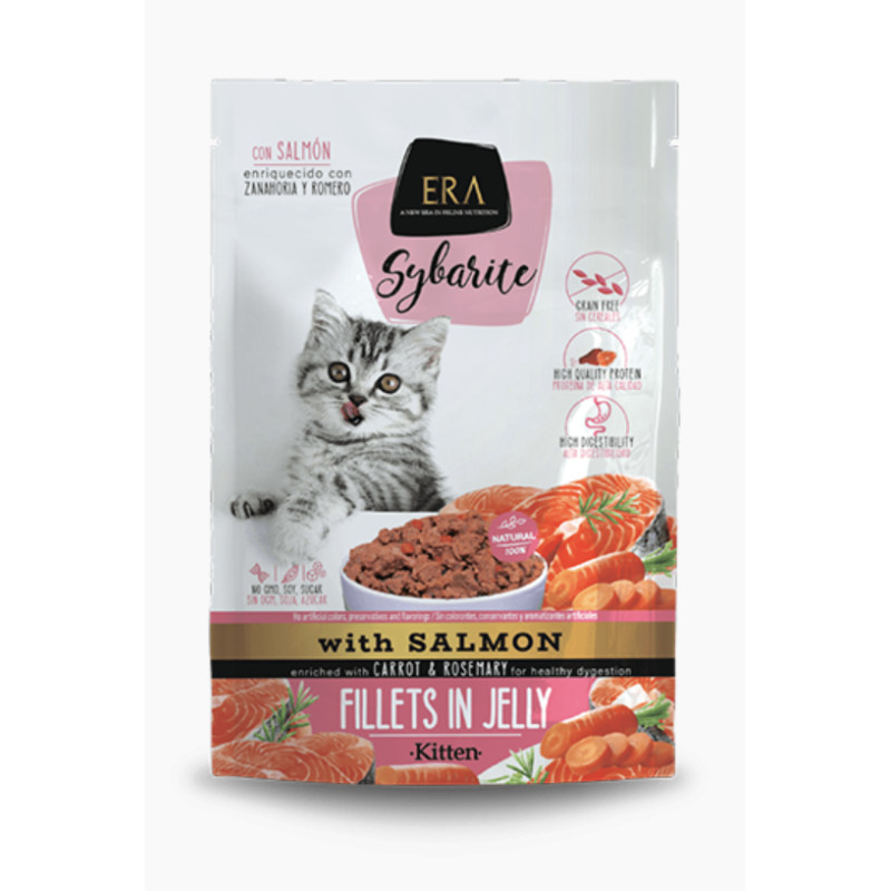 ERA SYBARITE PATEE CHATON SAUMON, CAROTTE ET ROMARIN 85 G