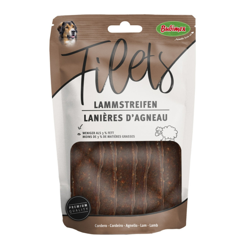 Bubimex Lanières d'agneau pour chien - 100 g
