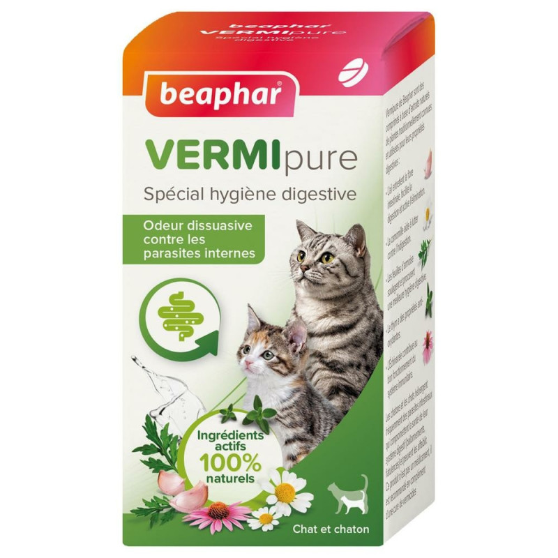 VERMIPURE comprimés chat et chaton x50
