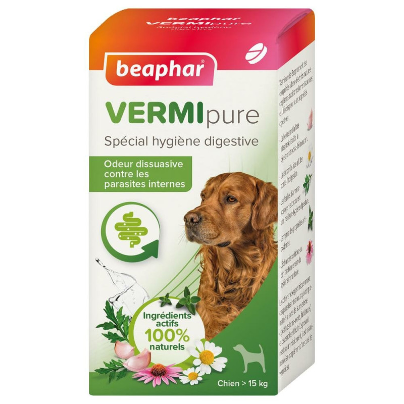 VERMIPURE comprimés chien +15kg x50