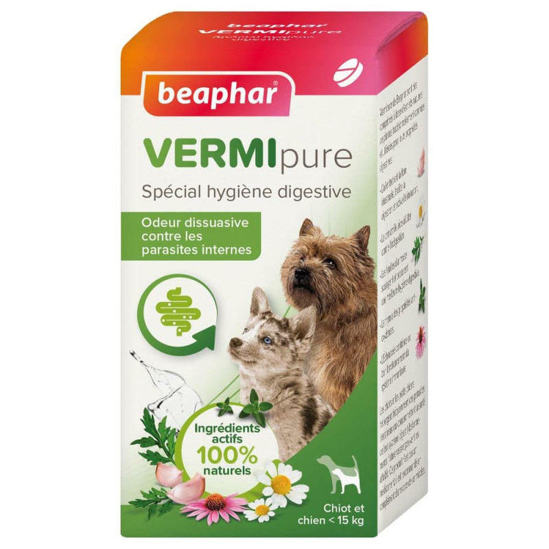 VERMIPURE comprimés chiot et petit chien -15kg x50