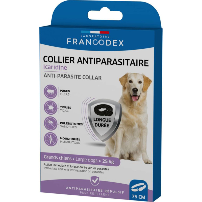 COLLIER ICARIDINE GRAND CHIEN NOIR