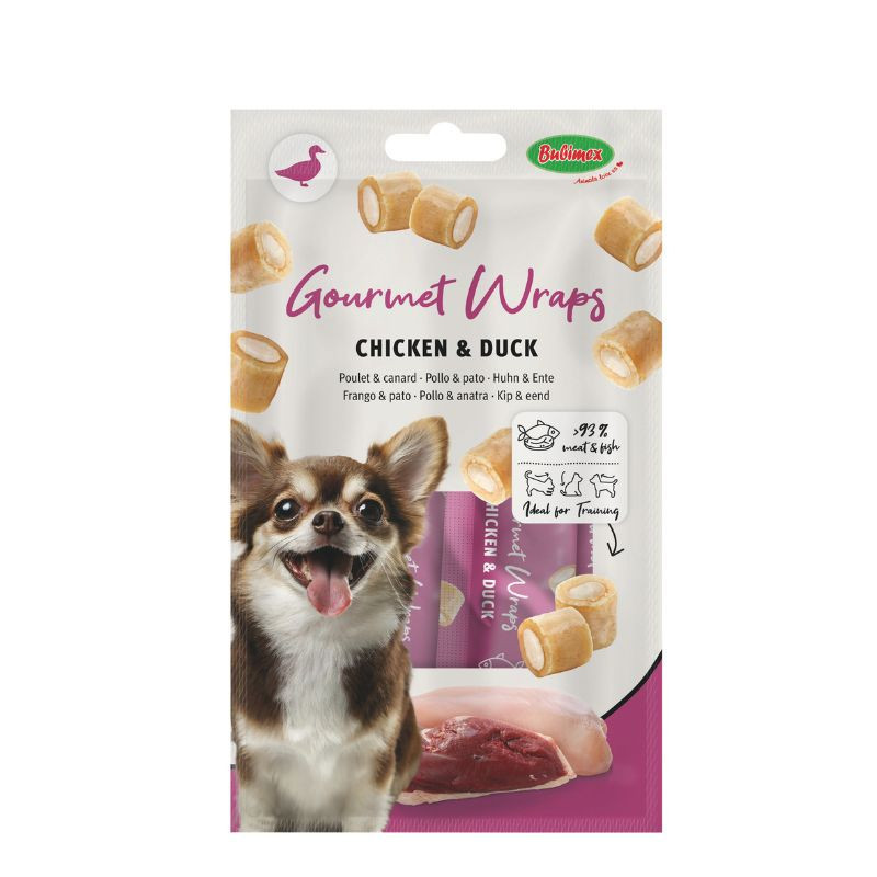 Gourmet Wraps Poulet Canard 3x30g