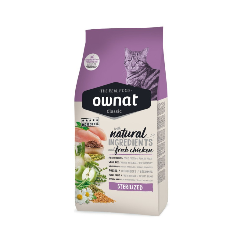 OWNAT CAT STERILISED 4KG