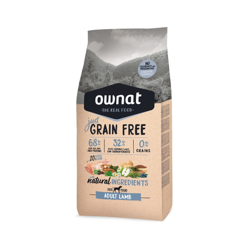 OWNAT JUST GRAIN FREE LAMB 3KG