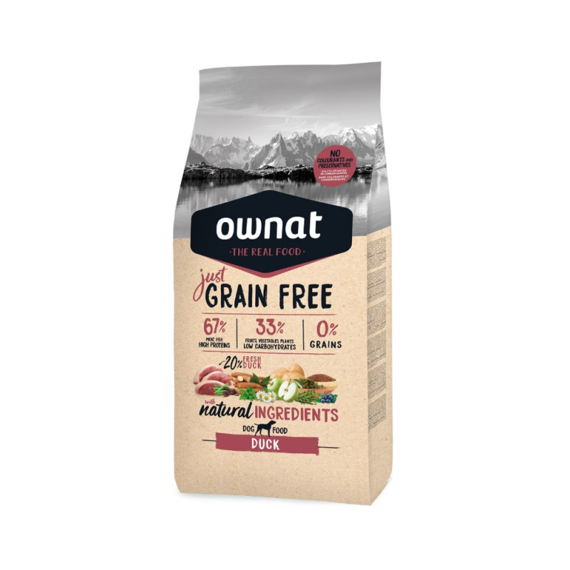 OWNAT JUST GRAIN FREE DUCK 3KG
