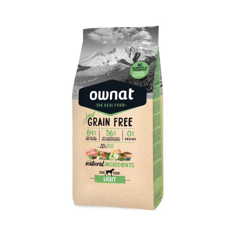 OWNAT JUST GRAIN FREE LIGHT 3KG
