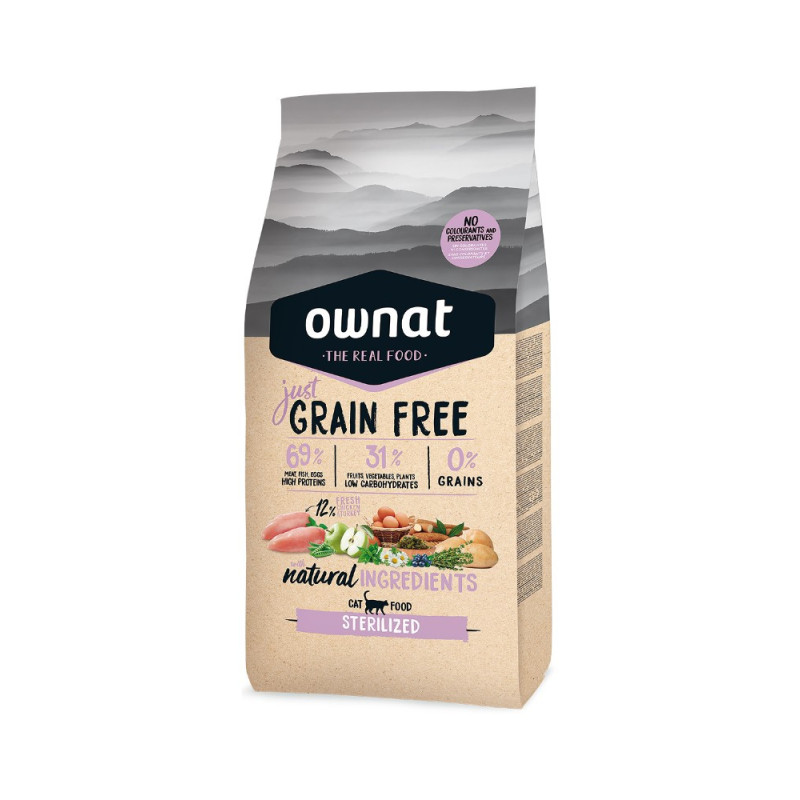 OWNAT JUST GRAIN FREE STE CHICKEN 3KG