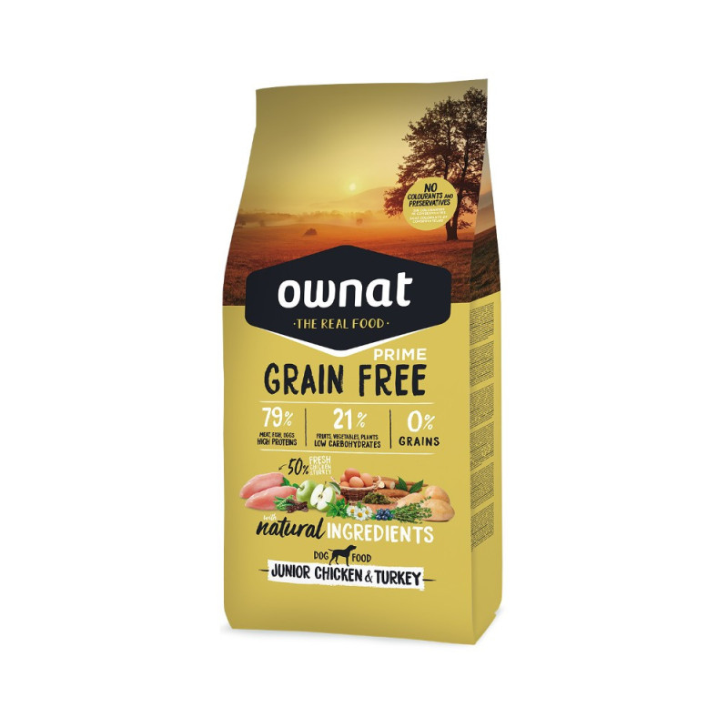 OWNAT PRIME GRAIN FREE JUNIOR CHICKEN 3KG