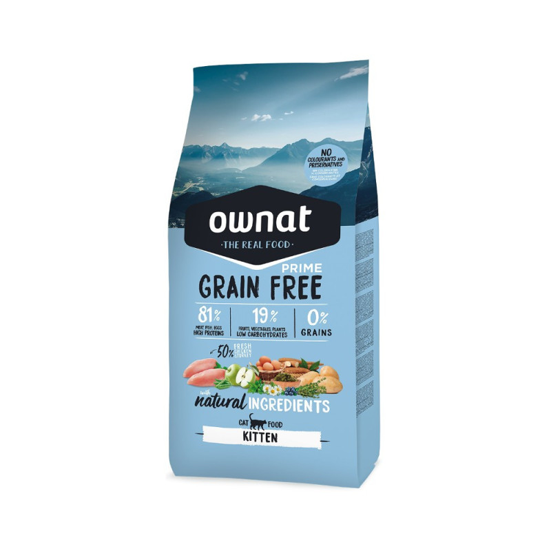 OWNAT PRIME GRAIN FREE KITTEN 3KG