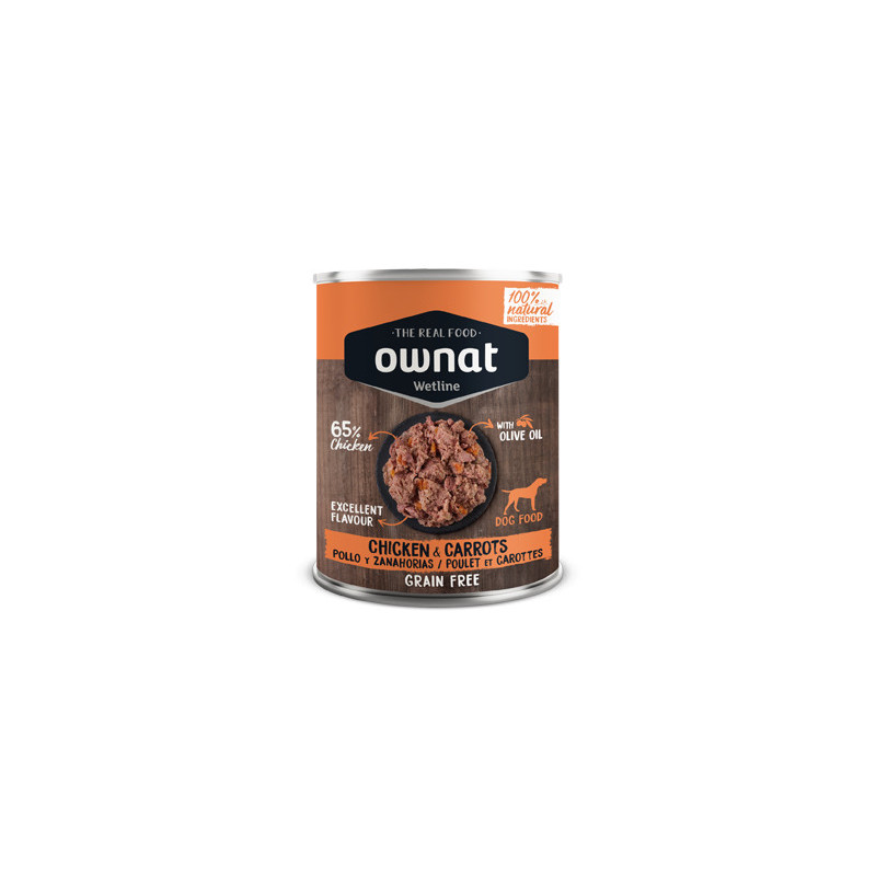 OWNAT POULET & CAROTTES 395G