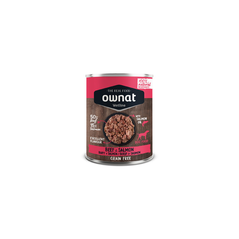 OWNAT BŒUF & SAUMON 395G