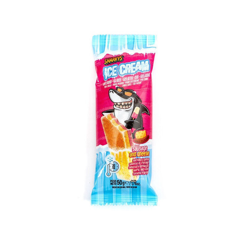 Sharkys glace Saucisse & Fromage 50g