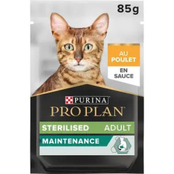 PROPLAN STERILISED MAINTENANCE POULET 10x85G