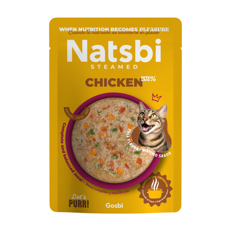NATSBI POULET VAPEUR 80G