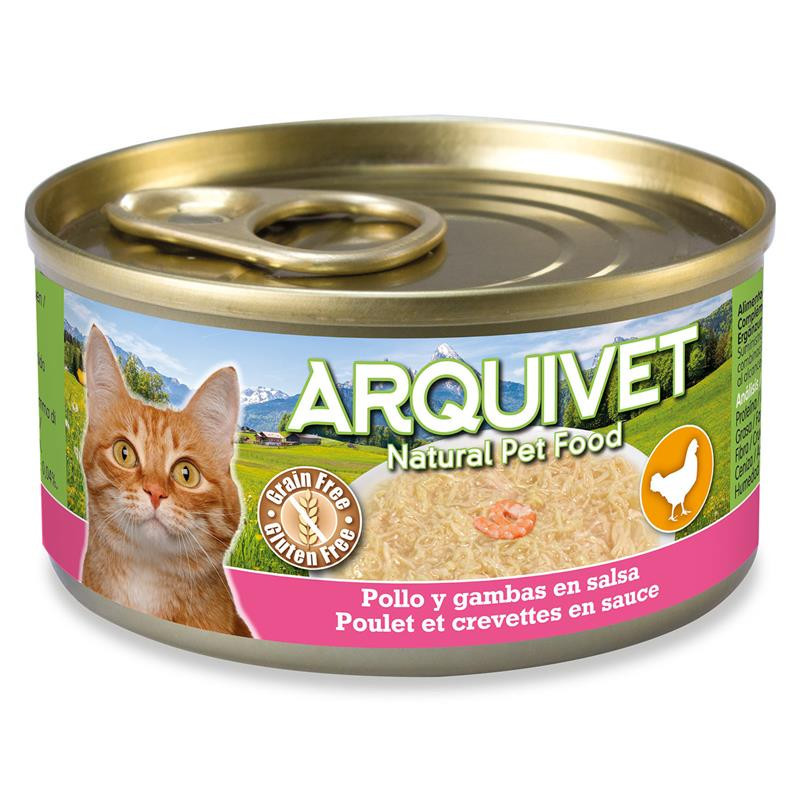 Poulet en sauce avec Crevettes 80g
