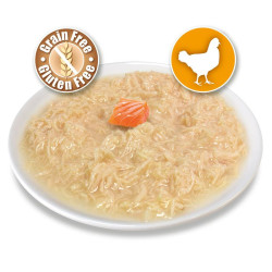Poulet en sauce avec Saumon 80g