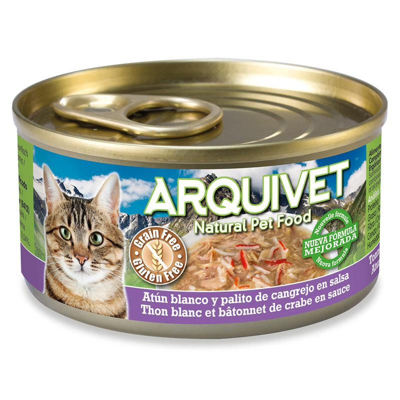 Thon Blanc en sauce avec Crabe 80g