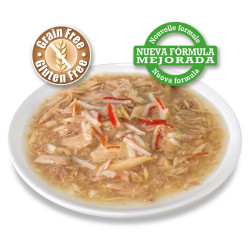 Thon Blanc en sauce avec Crabe 80g